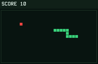 Snake game on a TI-84 Evo
