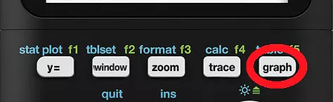 Graph Button TI-84 Plus CE