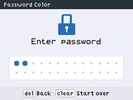Password Color lock screen